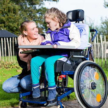 Girl-in-a-wheelchair