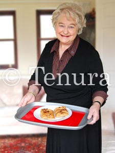 Anti-Slip Mat on Dinner Tray-Carried by Old Lady