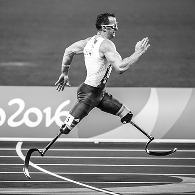 Blade Runner - Man Blade Running at Rio 2016 Paralympics