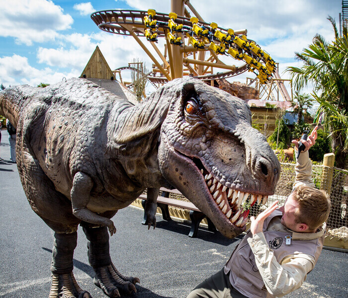 Paulton's Park Disability Friendly Destination Encountering Dinosaurs