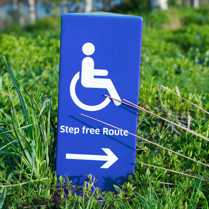 Wheelchair Access Route and Ramps for Workplace
