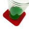 Tenura Silicone Rubber Anti Slip Square Coaster