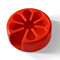 Tenura Silicone Anti Microbial Moulded Cup Holder Red