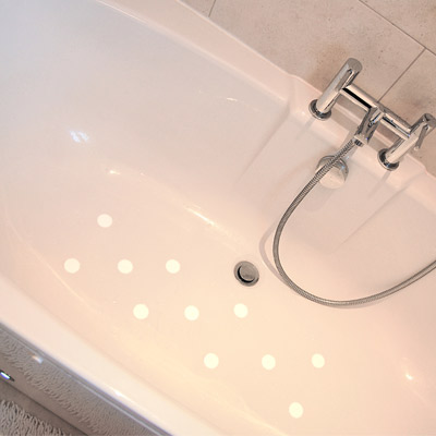 Tenura Aqua Safe Anti Slip Stickers, Slip Resistant Bathtub Decals