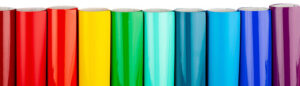 Vinyl Rolls Rainbow Colours