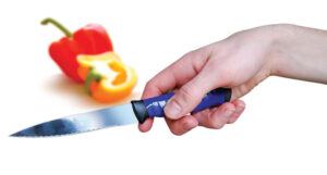 Tenura Grip Strip on Kitchen Knife