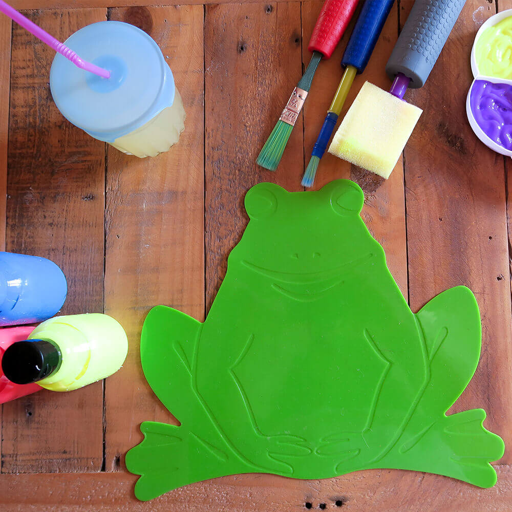 T-F-1-Green-Frog-Mat-Childrens-Products-3