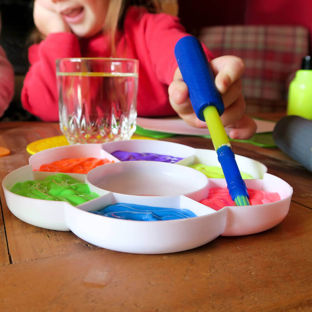 T-PCG-B-Blue-Childrens-Cutlery-Grips-Paintbrush-Dipped-in-Paint-3