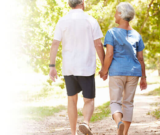 Senior Couple Walking
