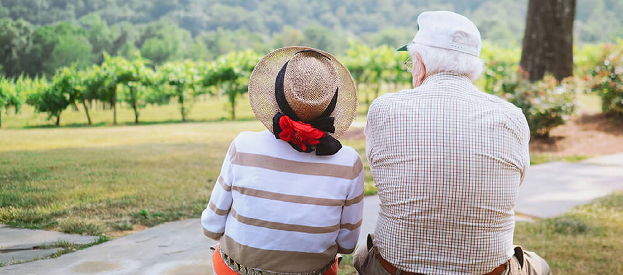 Elderly Couple Enjoying the Outdoors