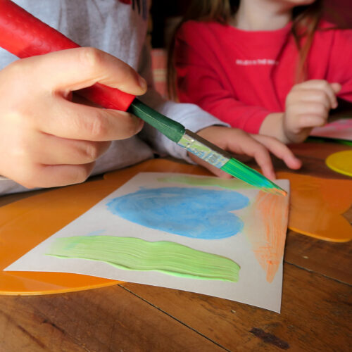T-C-2-Orange-Cat-Childrens-Mat-Childrens-Product-Child Painting-6