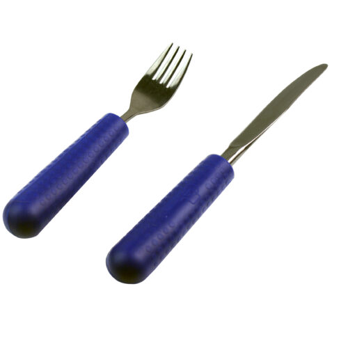 T-PCG-B-Blue-Childrens-Cutlery-Grip-Knife+Fork-Studio-1