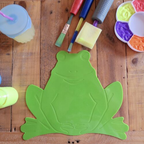 T-F-1-Green-Frog-Mat-Childrens-Products-3