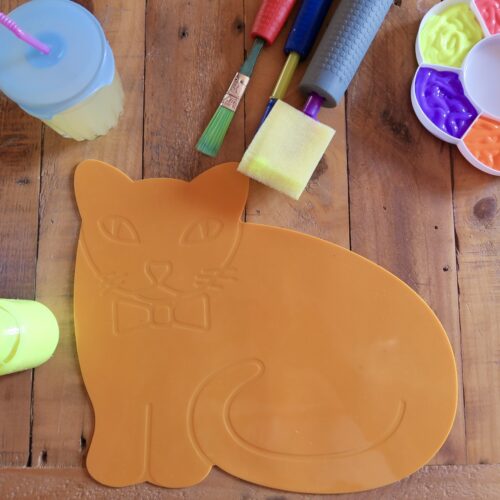 T-C-2-Orange-Cat-Childrens-Mat-Childrens-Product-1