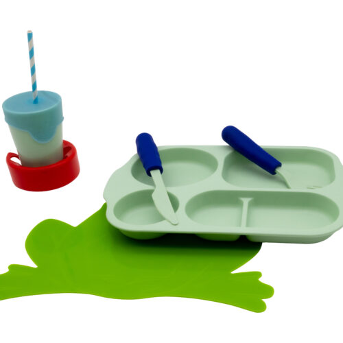 T-F-1-Green-Frog-Childrens-Mat-Mealtime-Layout-Studio-1