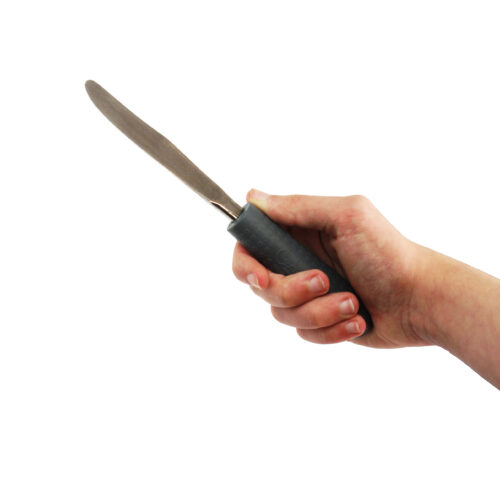 T-PCG-G-Grey-Childrens-Cutlery-Grip-Knife-Studio-7