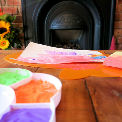 T-C-2-Orange-Cat-Childrens-Mat-Childrens-Product-Painting+Mess-2