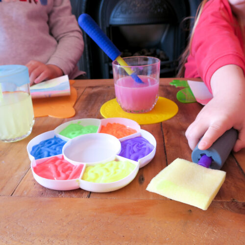 Childrens Mats-CupCaps-Coaster-During-Playtime-2