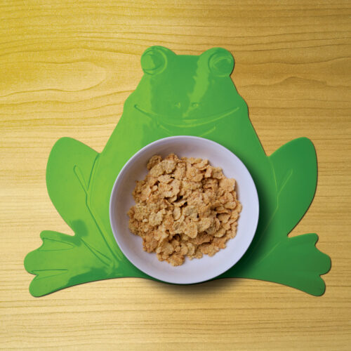 T-F-1-Green-Frog-Childrens-Mat-Cereal-1