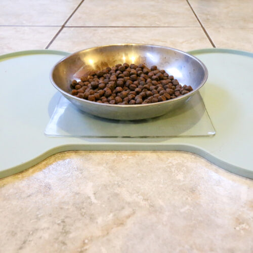 T-EG-1 Clear Extreme Mat Used on Dog Food Tray-2