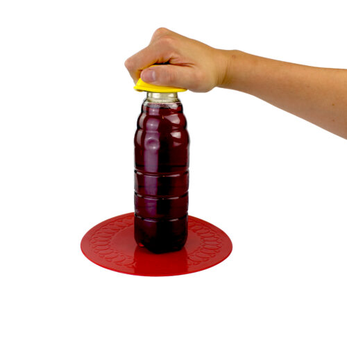 T-B-3-Yellow-Bottle-Opener-Purple-Drink+TC-14-1-Red-Circular-Coaster-Studio-2