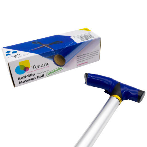 T-R-1-Blue-Grip-Roll-Walking-Stick-Handle-Studio-3