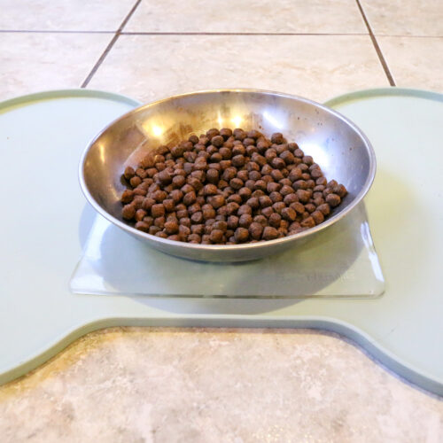 T-EG-1 Clear Extreme Mat Used on Dog Food Tray-1