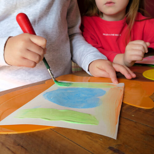 T-C-2-Orange-Cat-Childrens-Mat-Childrens-Product-Child Painting-3
