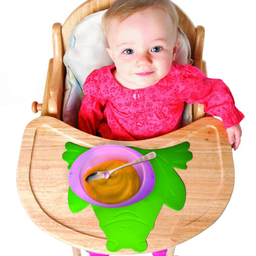 T-F-1-Green-Frog-Childrens-Mat-Baby-Eating-Studio-2