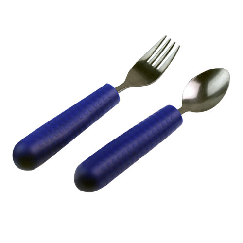 T-PCG-B-Blue-Childrens-Cutlery-Grip-Fork+Spoon-Studio-1