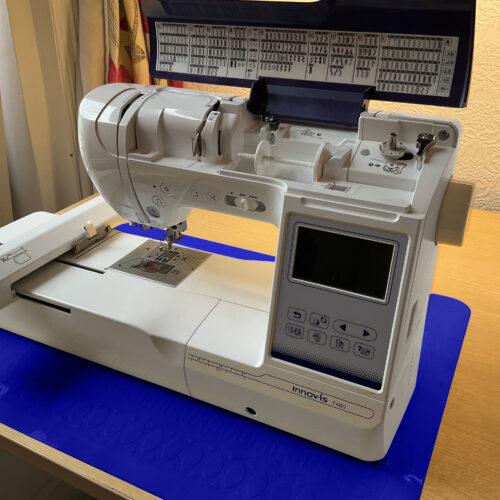 T-FLOOR-60-2-Blue-Floor-Mat-Sewing Machine