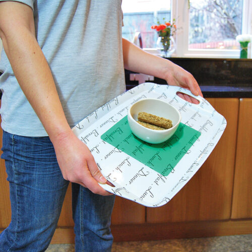 T-EG-2 Green Extreme Mat Coffee Tray as Tray Liner-Not Level-2